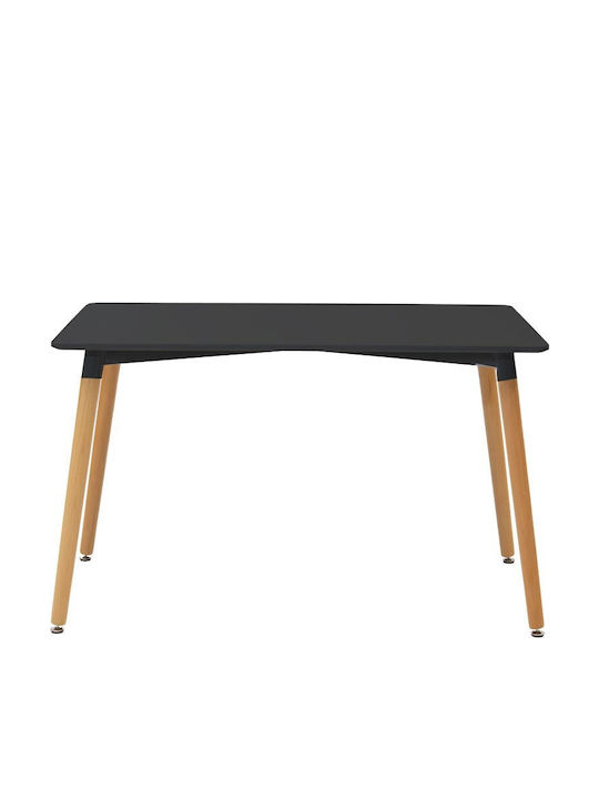 Kitchen Table Gaston with 4 Chairs 120x80cm