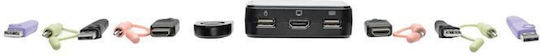 Eaton 528622 KVM & Datenumschalter mit USB / HDMI / USB 2.0 / Audio