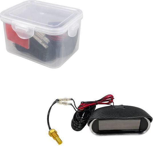 Digital Car Thermometer Instrument 115mm for Dashboard Mounting