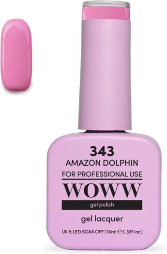 Woww Cosmetics Ojă Pentru Unghii Cu Gel 343 Amazon Dolphin 10ml