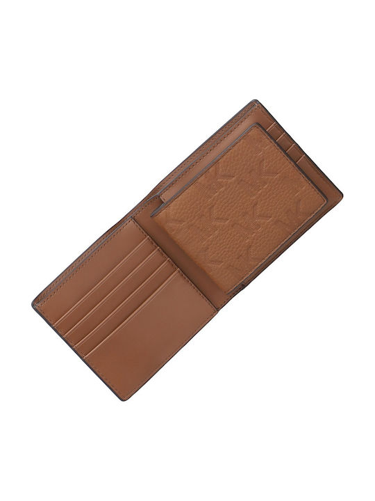 Leather Men's Card Wallet Tabac Brown