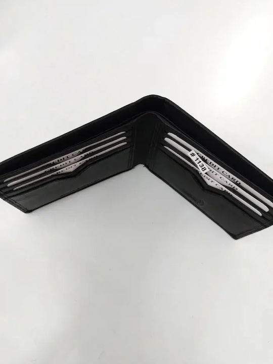 Leather Men's Wallet Black