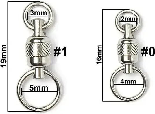 Bkk Infinity Swivel Wire Split Ring No5