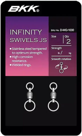 Sârmă Split Ring Bkk Infinity Swivel Js #4