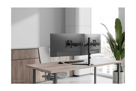 Neomounts Suport De Birou Pentru 2 Monitoare Până La 32" Cu Braț (DS45-600BL2)