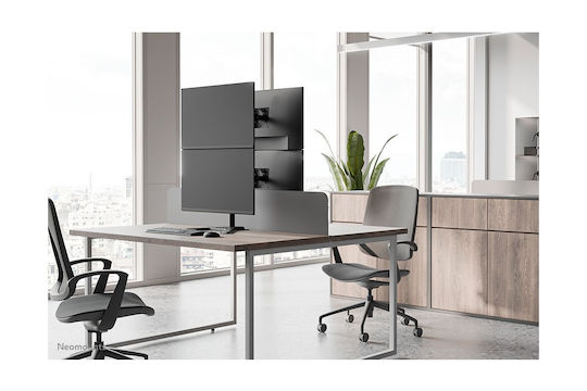 Neomounts Suport de Masă pentru 2 Monitoare până la 32" cu Braț (DS45-600BL2V)