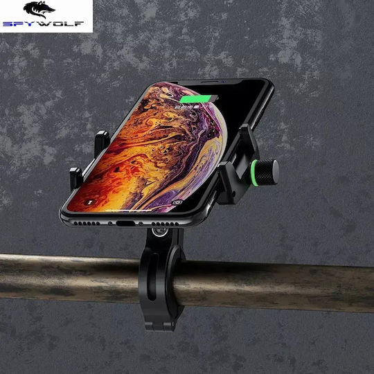 Spywolf Motorcycle Phone Mount with Adjustable Arm for the Handlebar