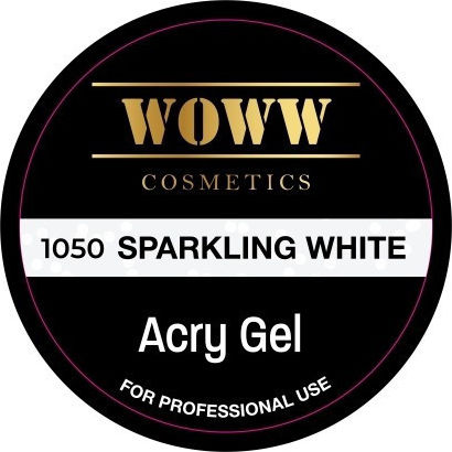 Woww Cosmetics Acrygel Nail 1050 Sparkling White 30gr