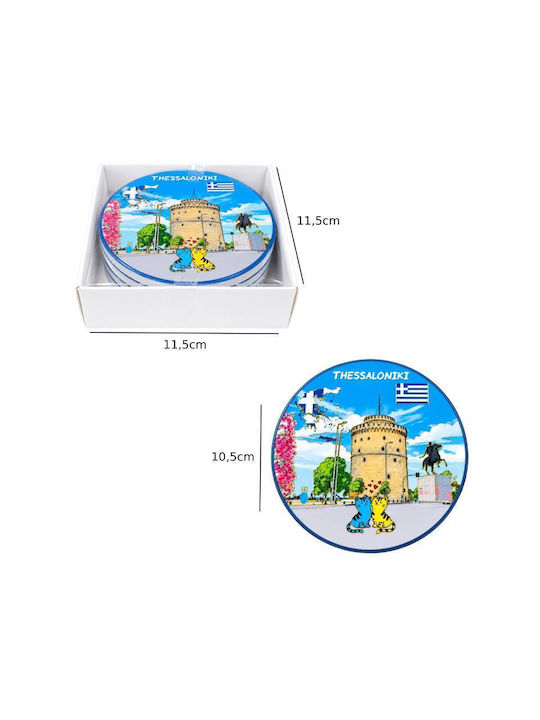 Plastic Coasters 4 Pieces