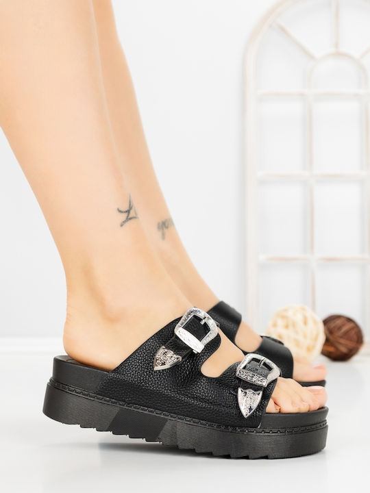 Sandale Casual Damă Negre
