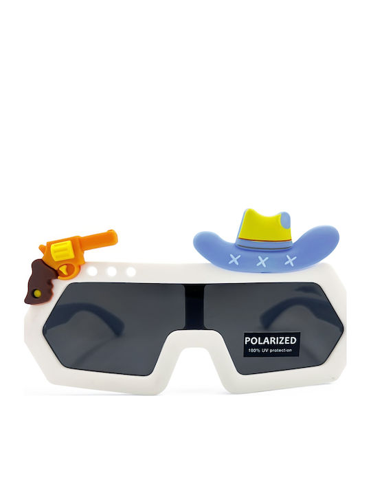 Kiddos Άθραυστα Polarized Παιδικά Γυαλιά Ηλίου Λευκά