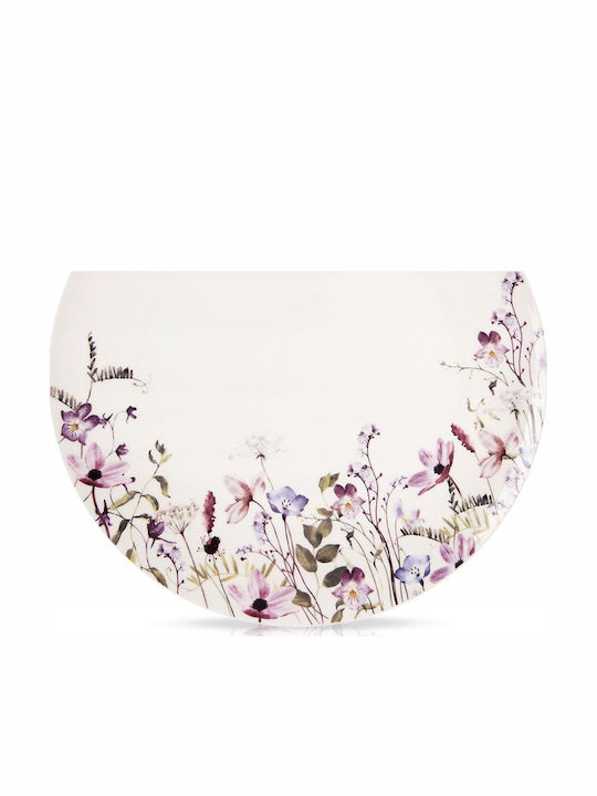 Lumarko Louka Shallow Serving Plate made of Porcelain White with Diameter 27cm