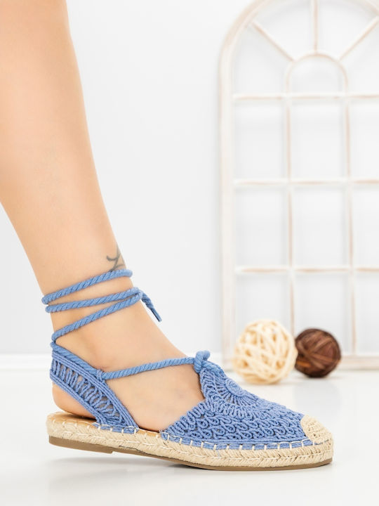 Espadrile Dama În Culoare Albastră