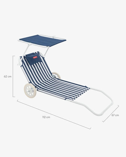 Flamingueo Strandliege 112x67x62cm