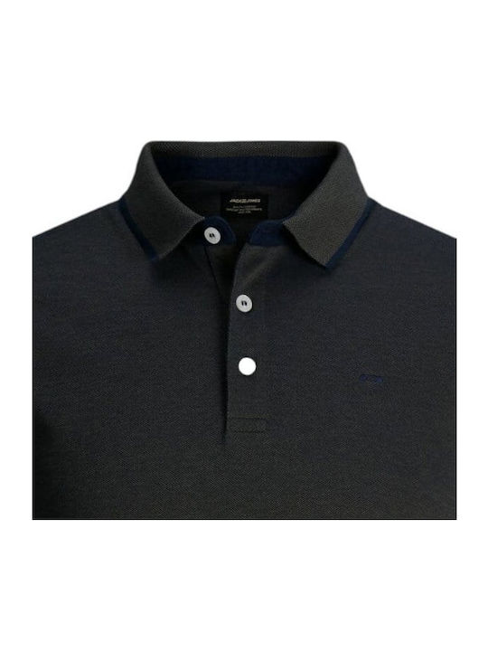 Polo Herrenbluse Kurzarm Schwarze