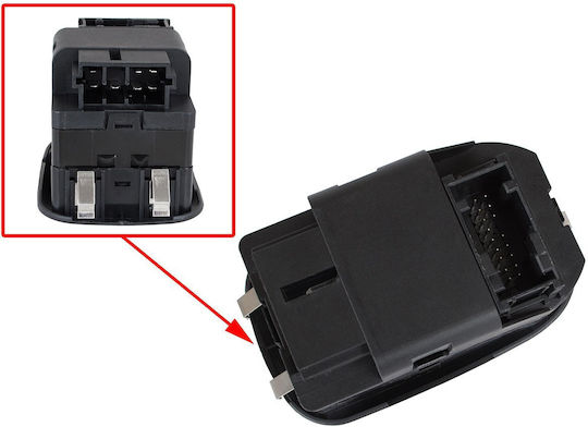 Peugeot 206 1998 Comutator Combinat Control Electric Geam Oglindă
