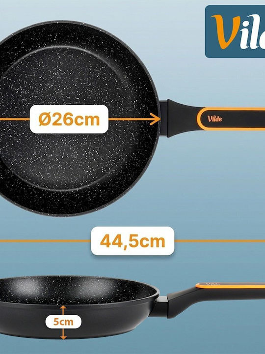 Vilde Terruna Pan from Aluminum with Stone Coating 26cm