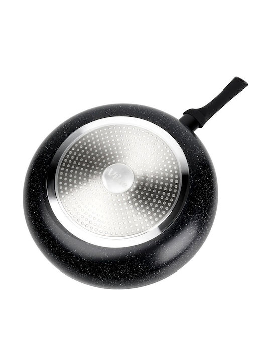 Vilde Black Line Aluminum Pan with Stone Coating 32cm