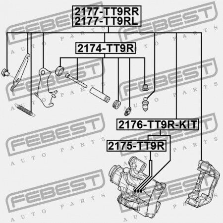 Ремонт на Бутала на Задни Спирачки Ford Transit Tt9 2006-2013 Eu 1551990
