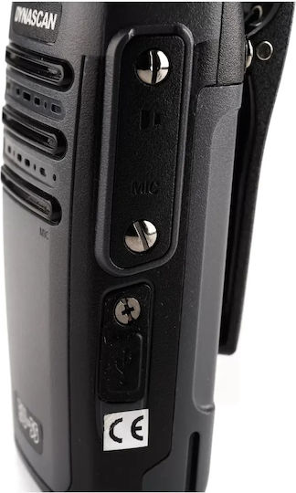 Pack 6 Dynascan Eu-55 Επαγγελματικά Pmr-446 + Πολλαπλός Φορτιστής 6 Θέσεων