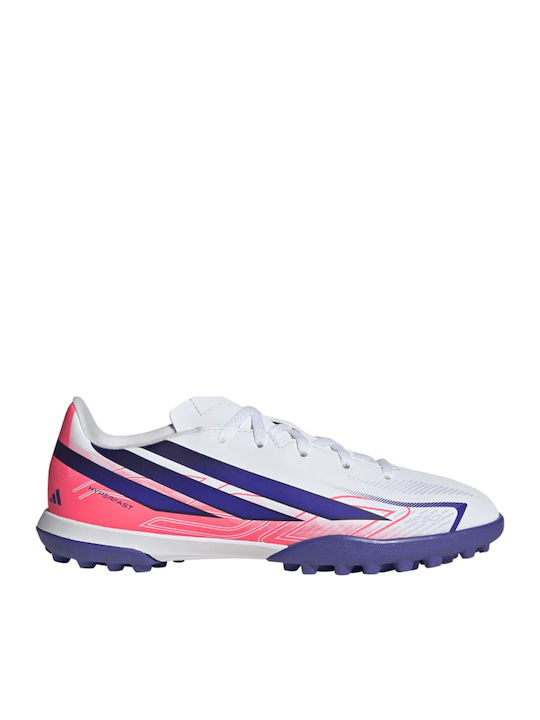 F50 Hyperfast Club TF Kids Soccer Cleats & Shoes Turf White