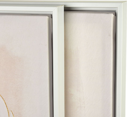 Inga Set 2 Paintings 40x50cm White Flower