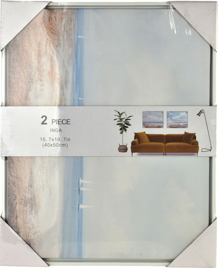 Inga Set 2 Tablouri Decorative 40x50cm Mare