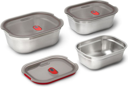 Black+Blum Cutie pentru Mâncare Inox Negru 3buc