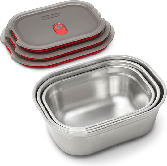 Black+Blum Cutie pentru Mâncare Inox Negru 3buc