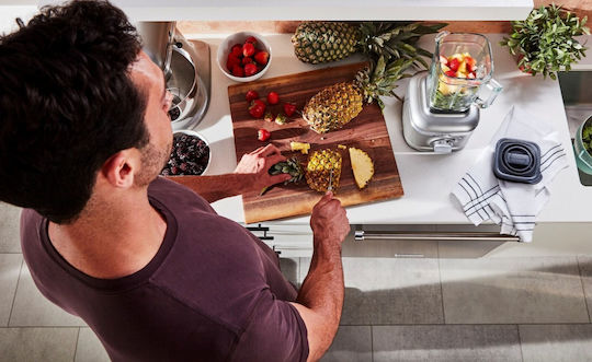 Kitchenaid K400 Artisan Μπλέντερ με Γυάλινη Κανάτα 1.4 lt 1200W Γκρι