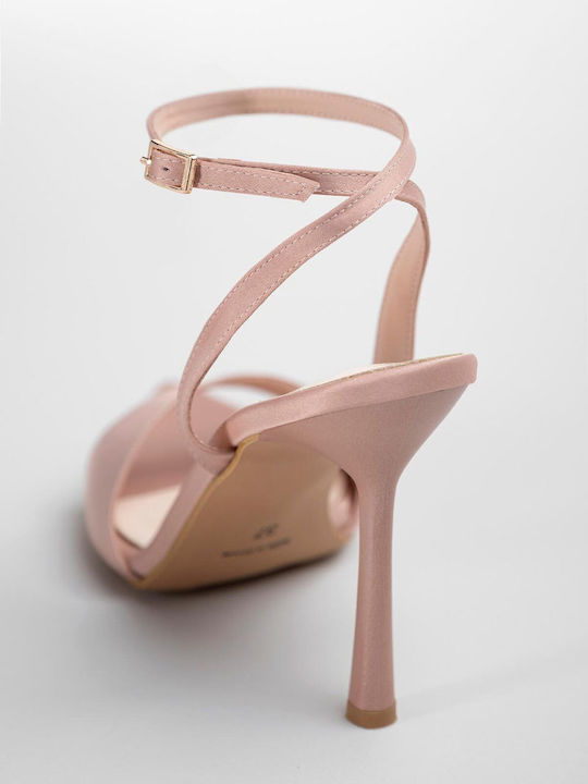 Fabric Pink Sandals