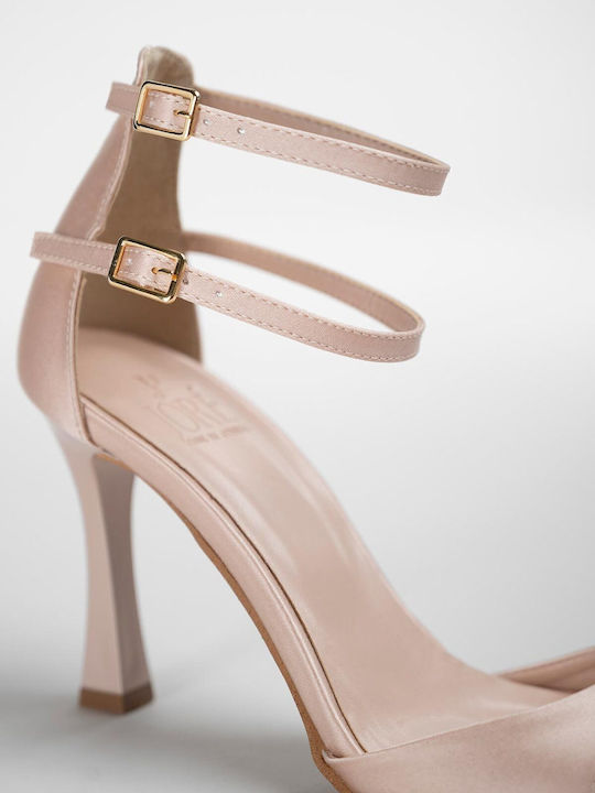 Fabric Pink Sandals