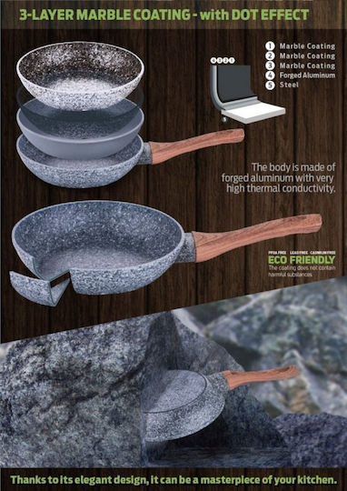 Berlinger Haus Aluminum Pans Set with Stone Interior Coating 3 Pieces