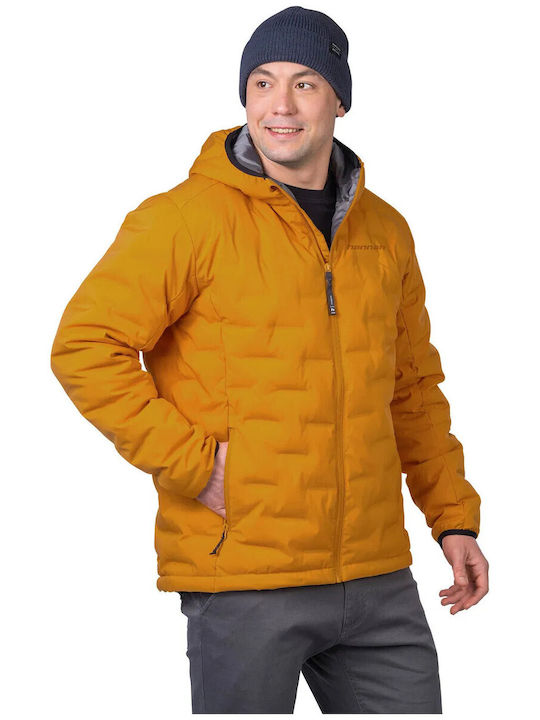 Γυναικείο Μπουφάν για Χειμώνα Yellow