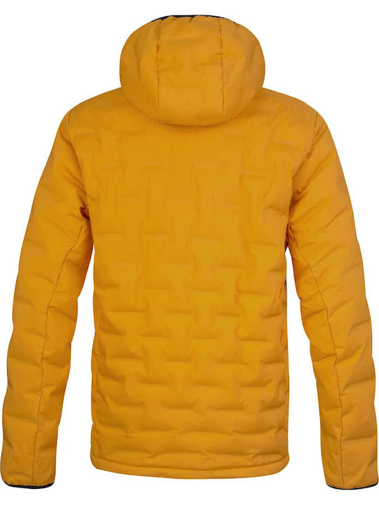 Γυναικείο Μπουφάν για Χειμώνα Yellow