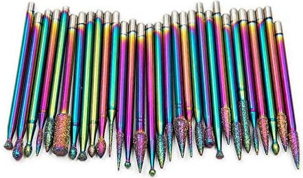 Rainbow Rainbow Nagelfräser-Bits Set 30 Stück