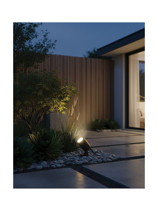 VK Lighting LED Outdoor Floor Lamp 7W with Warm White Light IP65 Green