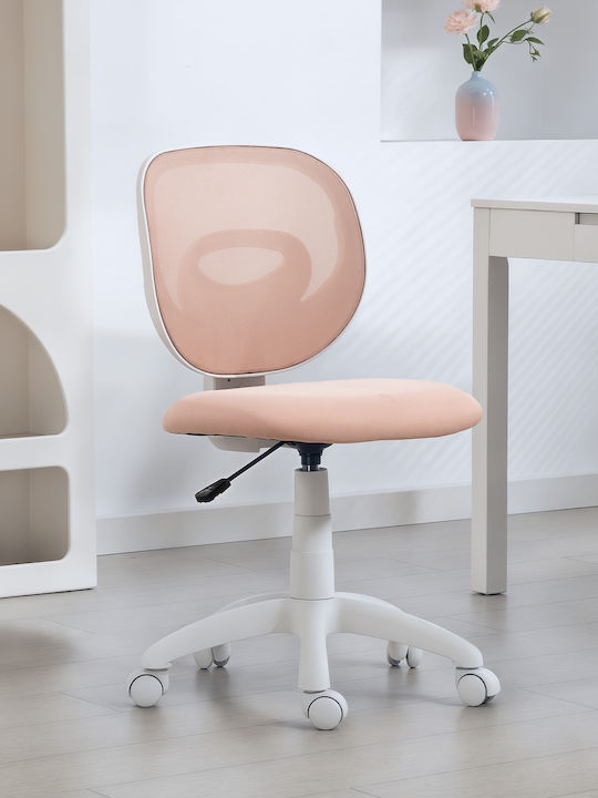 HomCom Scaun de Birou Roz