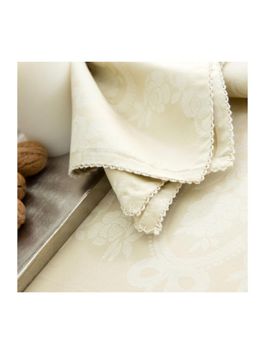 Borea Tablecloth Cotton Set 9pcs Velonaki Ariadni Gray 140x180cm (Various Colors)
