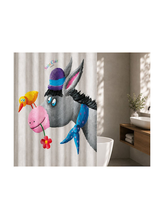 Saint Clair Baby Kids Des 314 Fabric Shower Curtain 180x200cm Multicolour 1728030217031