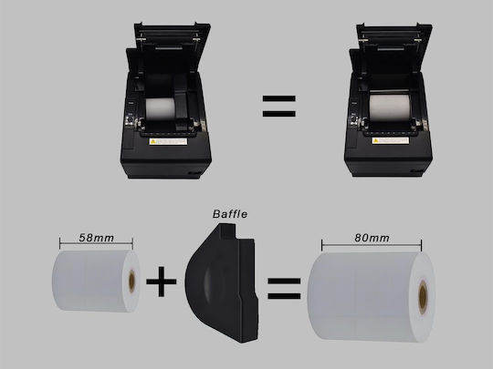 Equip Θερμικός Εκτυπωτής Αποδείξεων USB / Bluetooth