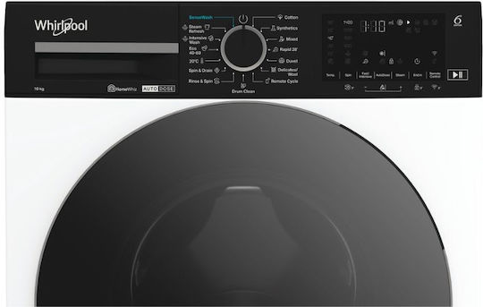 Whirlpool Πλυντήριο Ρούχων 10kg 1400 Στροφών WPM 07W ADS EE