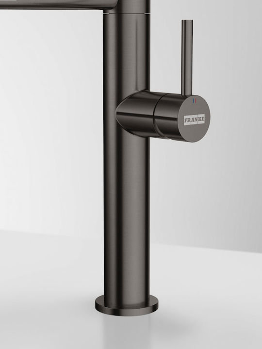 Franke Mythos Pescara Semi Pro Kitchen Faucet Counter Flexible Grey