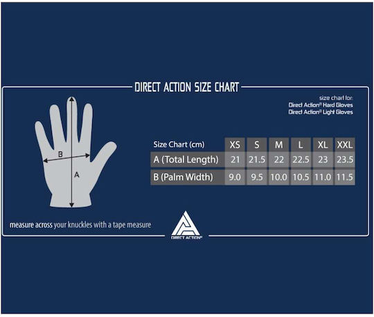 Direct Action Hard Safety Gloves Synthetic Leather