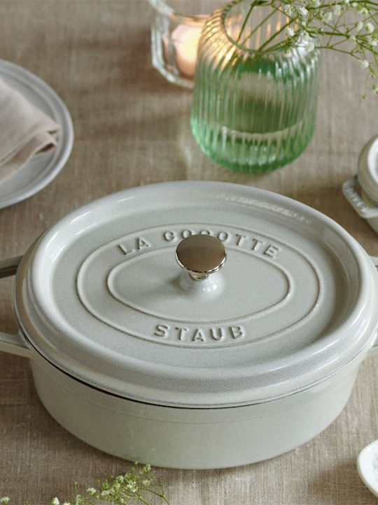 Staub Cocotte Гастрономически Съд Овален Чугунен 37x37см 8л