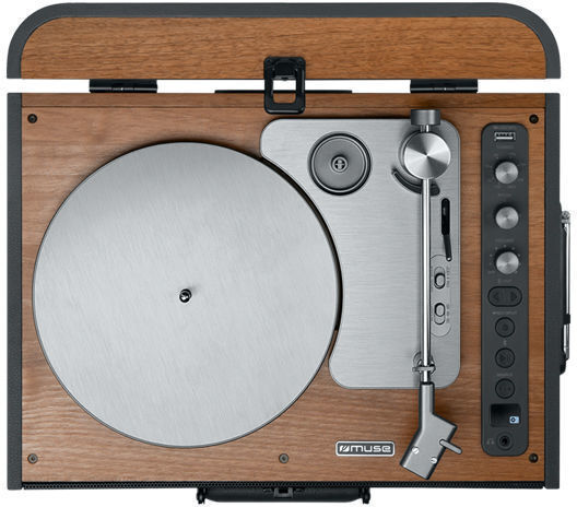 Muse MT-208AΤ Грамофон с Вградени Говорители Черен