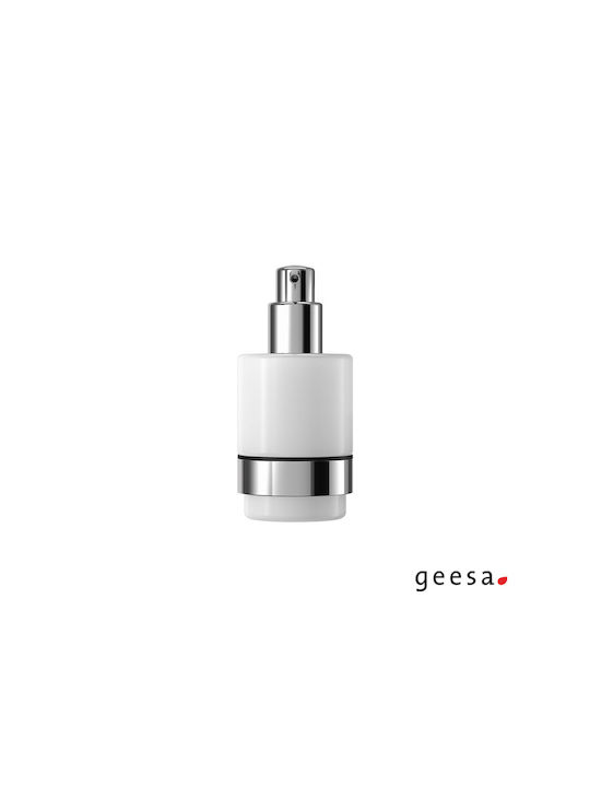 Geesa Επιτοίχιο Dispenser από Ανοξείδωτο Ατσάλι Ασημί 200ml