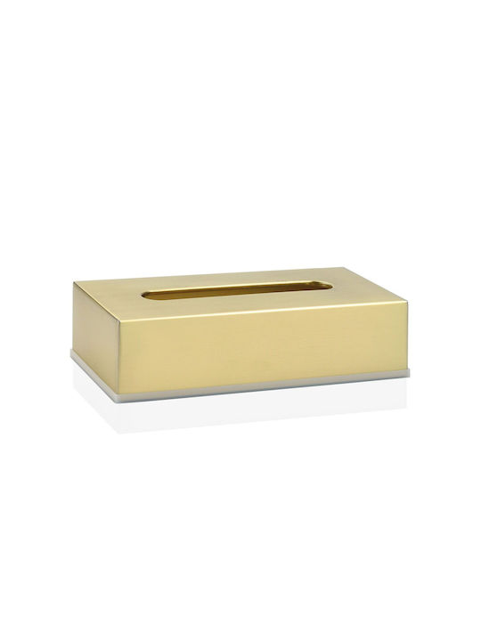 Andrea House Tissue-Halter Gelb 26x12x7cm BA69326