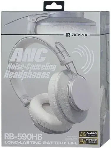 Remax RB-590 HB Wireless Bluetooth Over Ear Headphones with 42 Hours Playing Time Beige