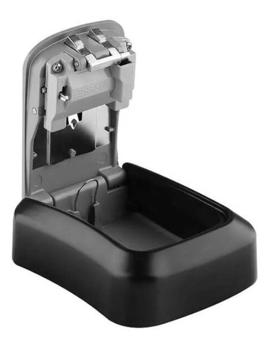 Wall-mounted Combination Key Holder Metallic with Lock